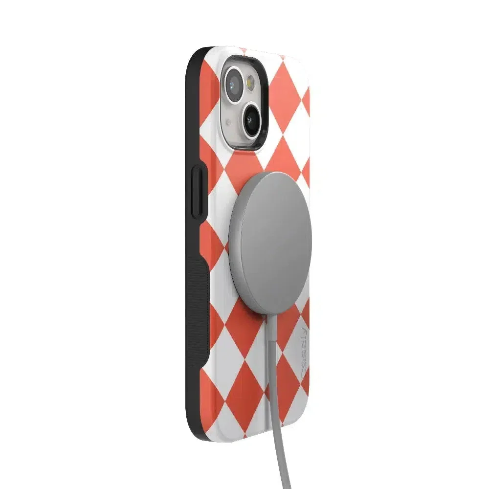 Red Checkerboard | High Contrast Design Case - Image 54