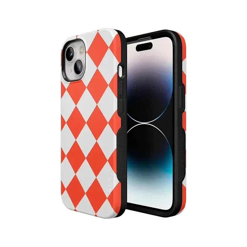 Red Checkerboard | High Contrast Design Case - Image 58