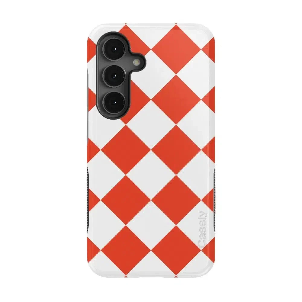 Red Checkerboard | High Contrast Design Case - Image 69