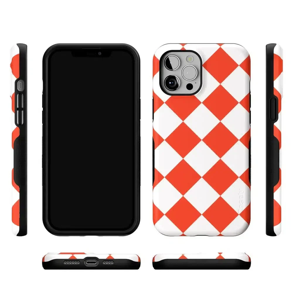 Red Checkerboard | High Contrast Design Case - Image 91