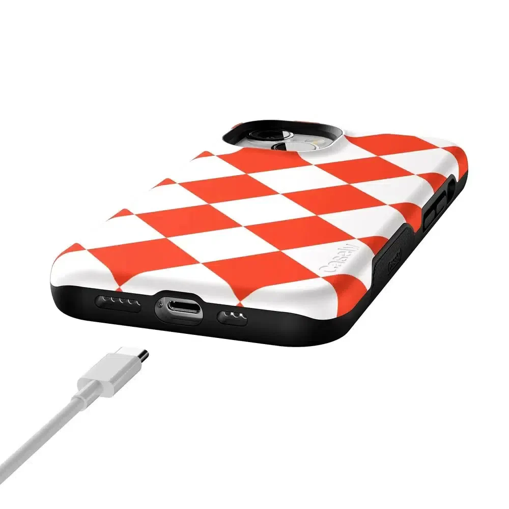 Red Checkerboard | High Contrast Design Case - Image 99