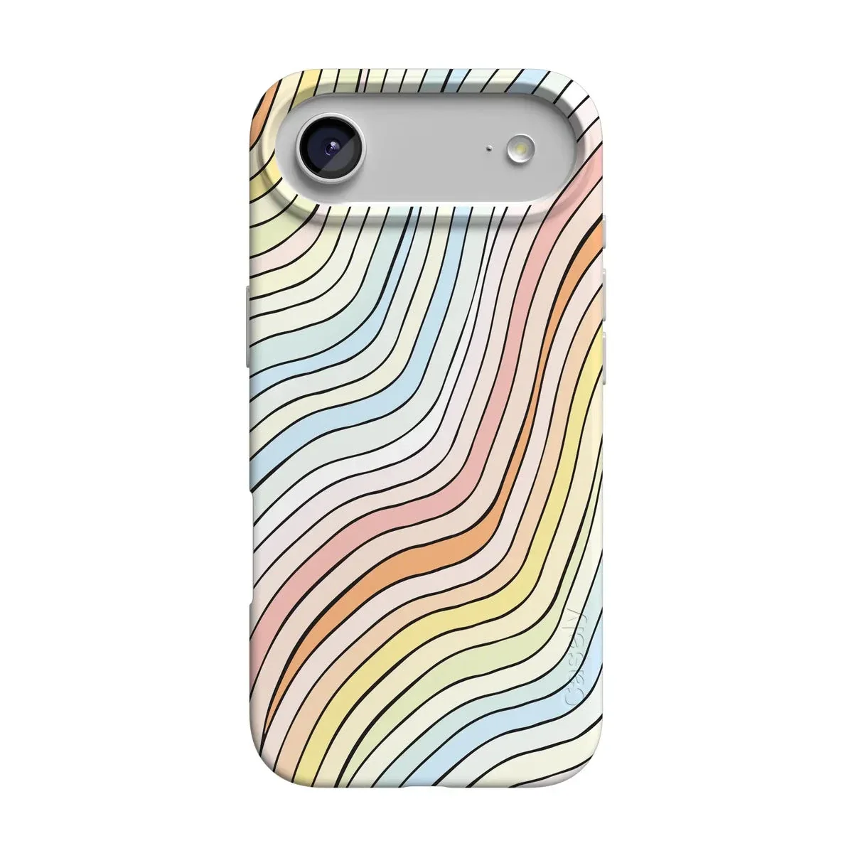 Ride The Wave | Pastel Rainbow Lined Case - Image 130