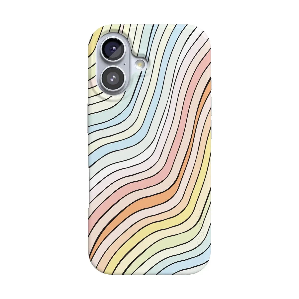 Ride The Wave | Pastel Rainbow Lined Case - Image 133