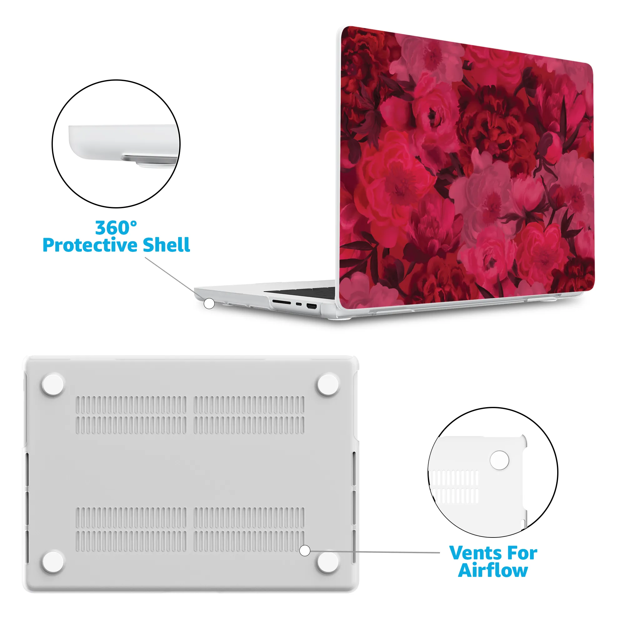 Romance Novel | Moody Floral Laptop Shell - Image 11