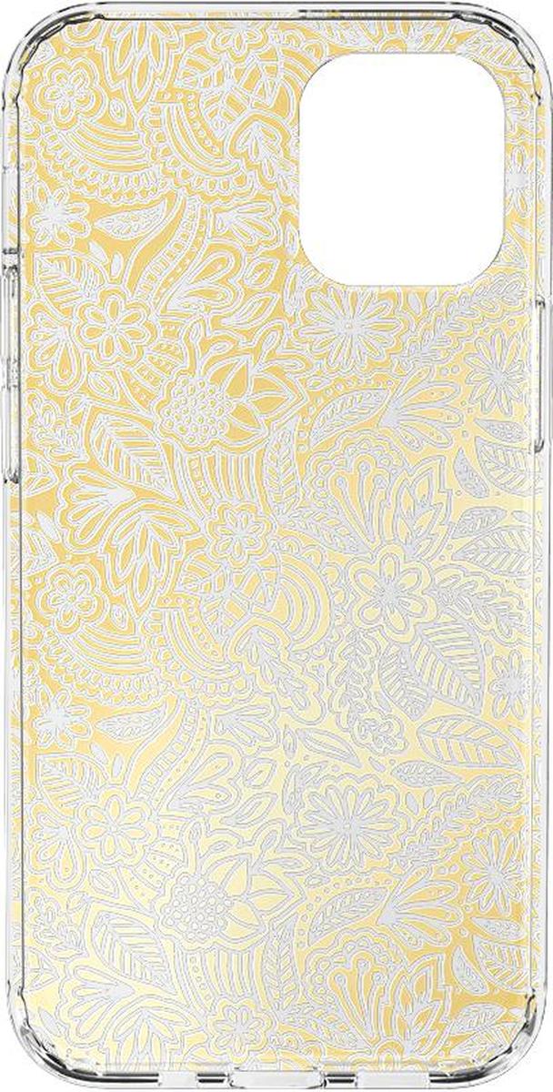 Floral Mandala | Rose Gold Clear Case - Image 6