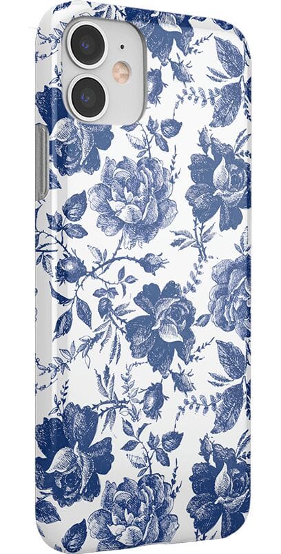 Rose to Fame | Blue & White Rose Floral Case - Image 75