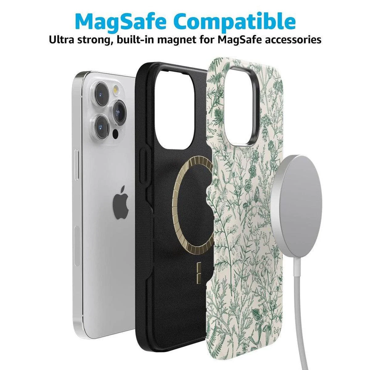 Sage Garden | Green Floral Case - Image 128