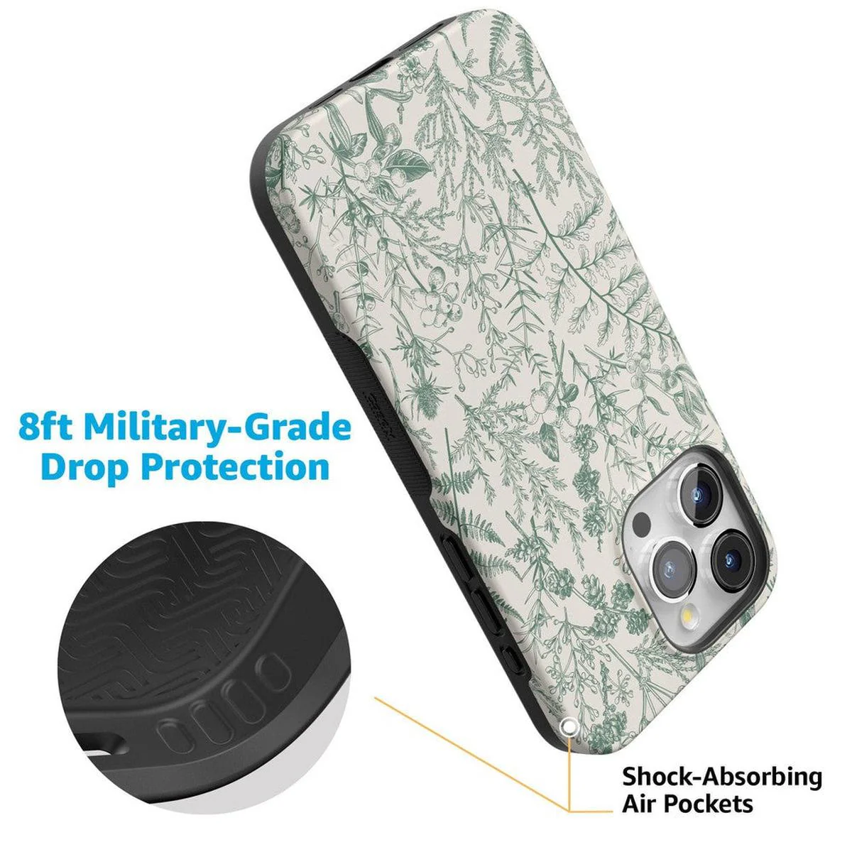 Sage Garden | Green Floral Case - Image 132