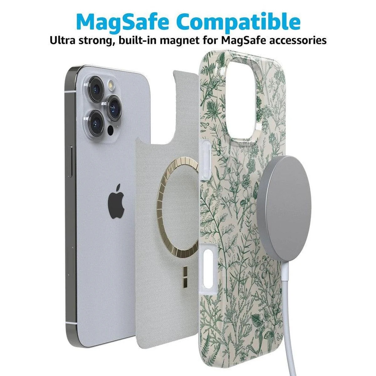 Sage Garden | Green Floral Case - Image 15