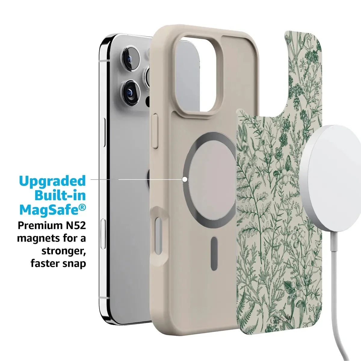 Sage Garden | Green Floral Case - Image 220