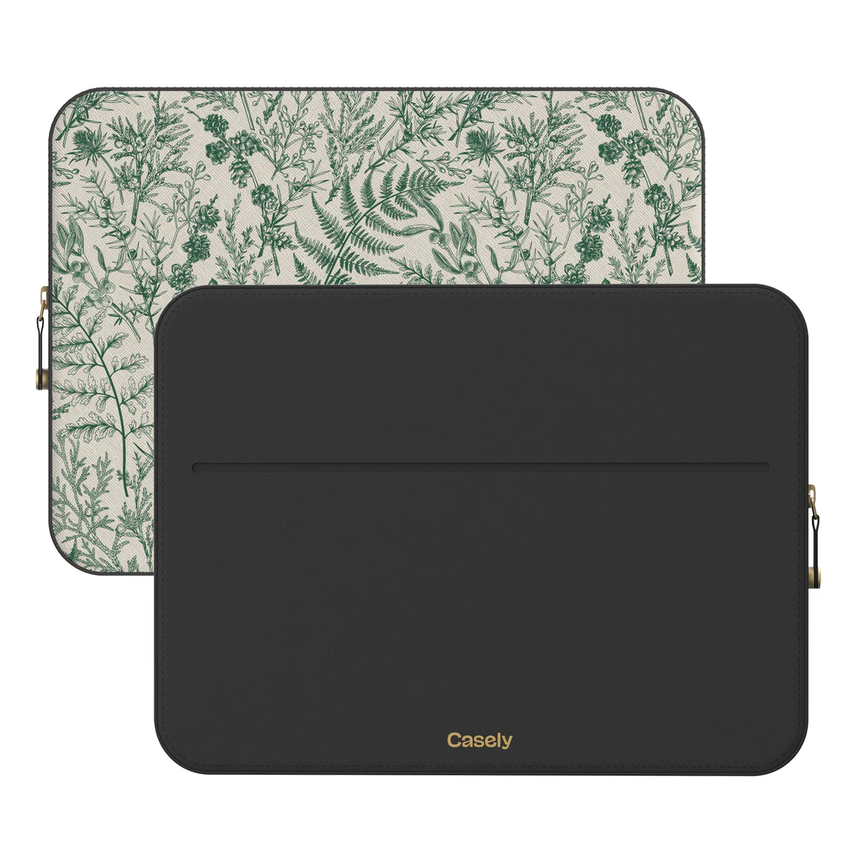 Sage Garden | Green Floral Laptop Case - Image 12