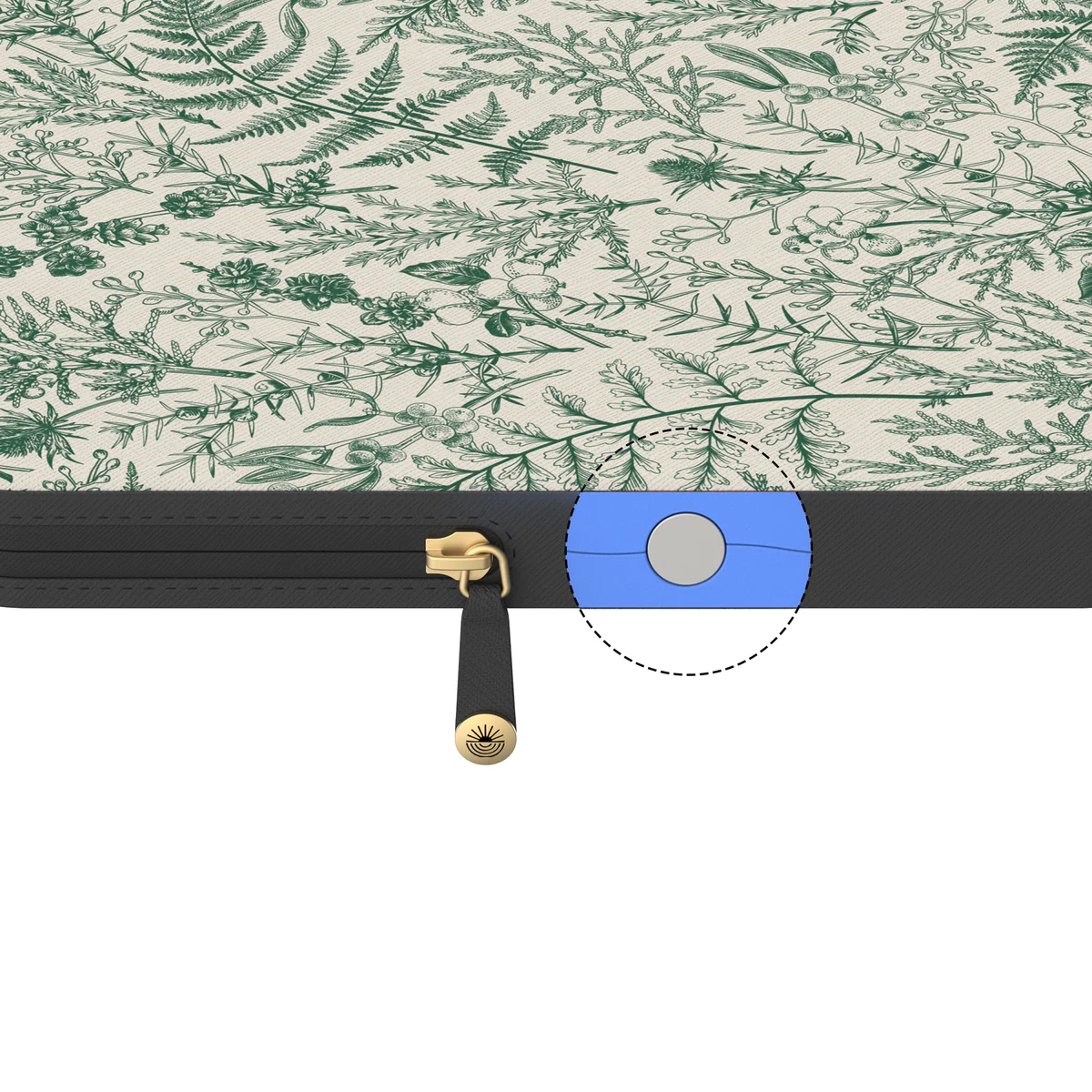 Sage Garden | Green Floral Laptop Case - Image 15