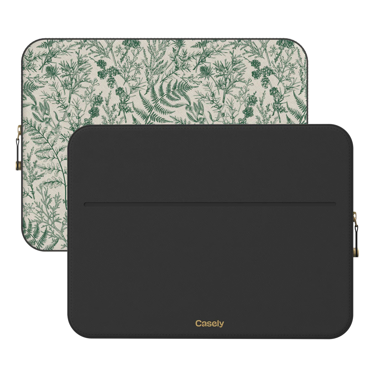 Sage Garden | Green Floral Laptop Case - Image 2