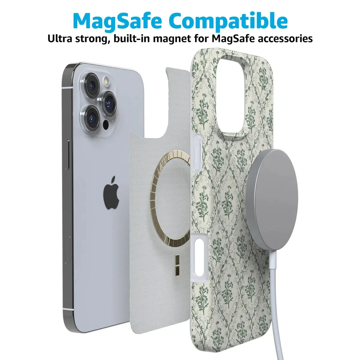 Sage Tapestry | Floral Vines Case - Image 166