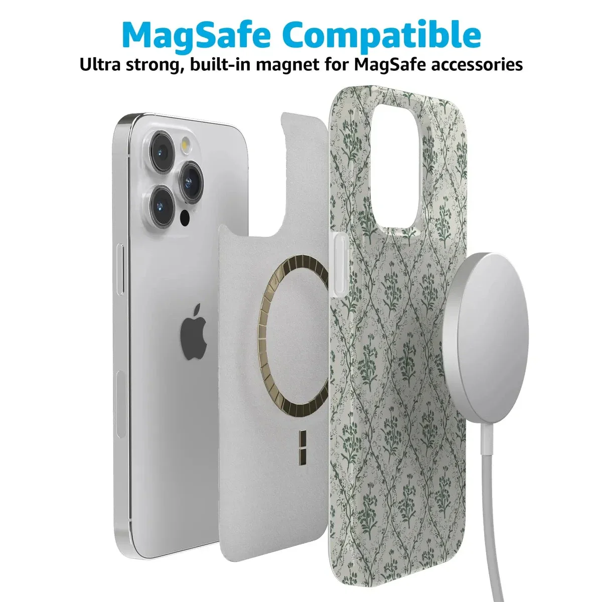 Sage Tapestry | Floral Vines Case - Image 171