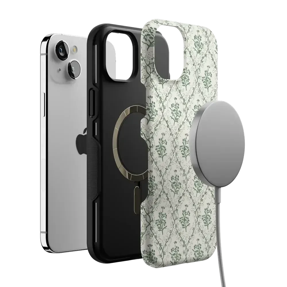 Sage Tapestry | Floral Vines Case - Image 50