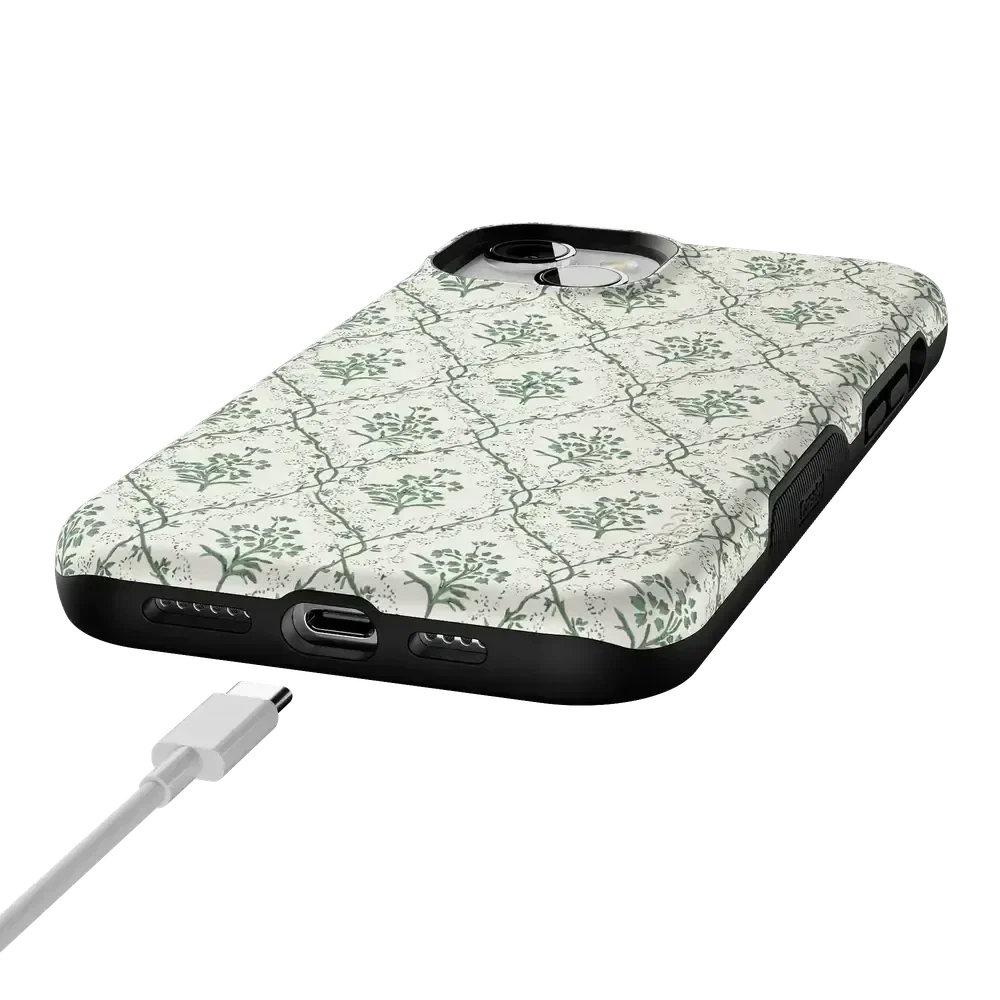 Sage Tapestry | Floral Vines Case - Image 51