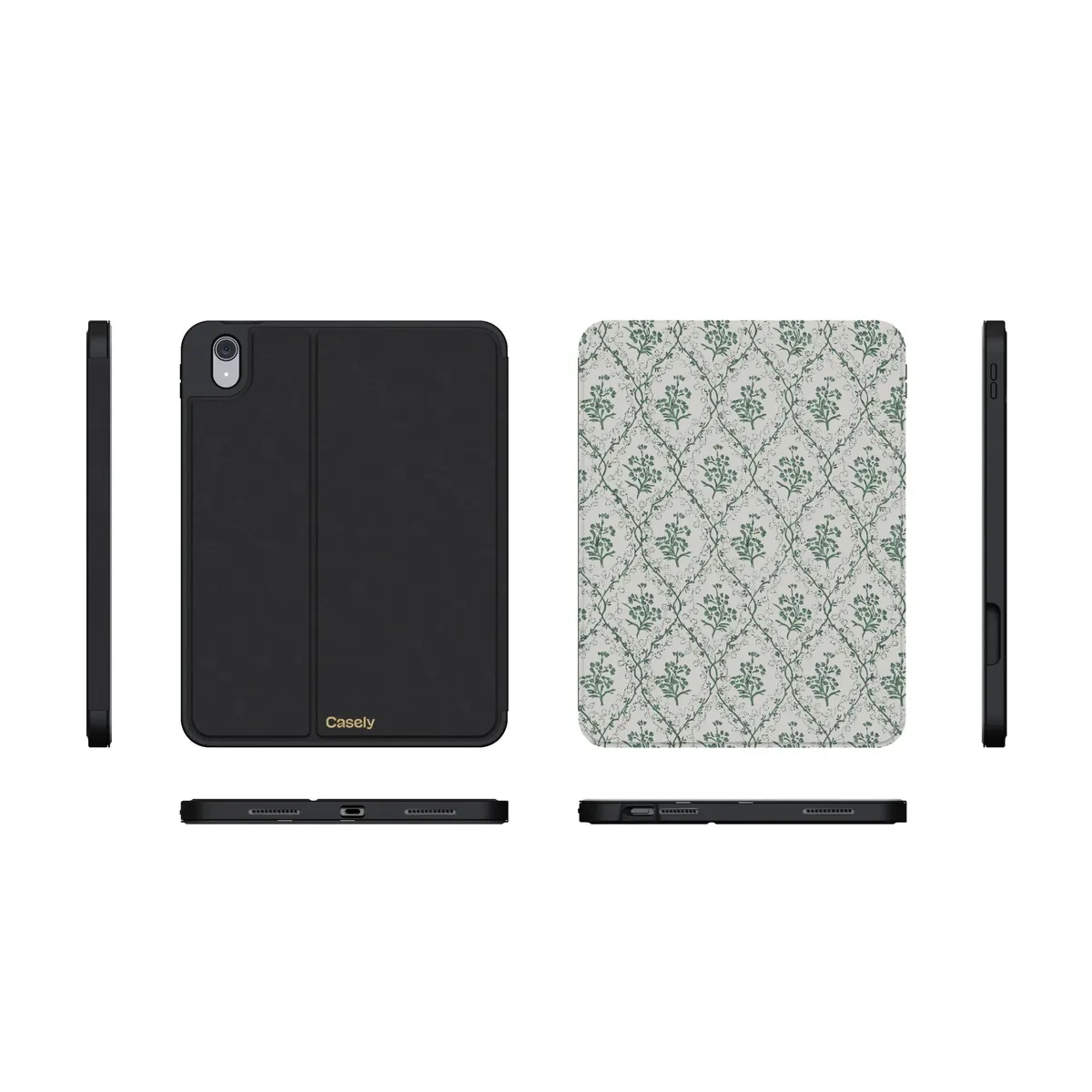 Sage Tapestry | Floral Vines iPad Case - Image 13