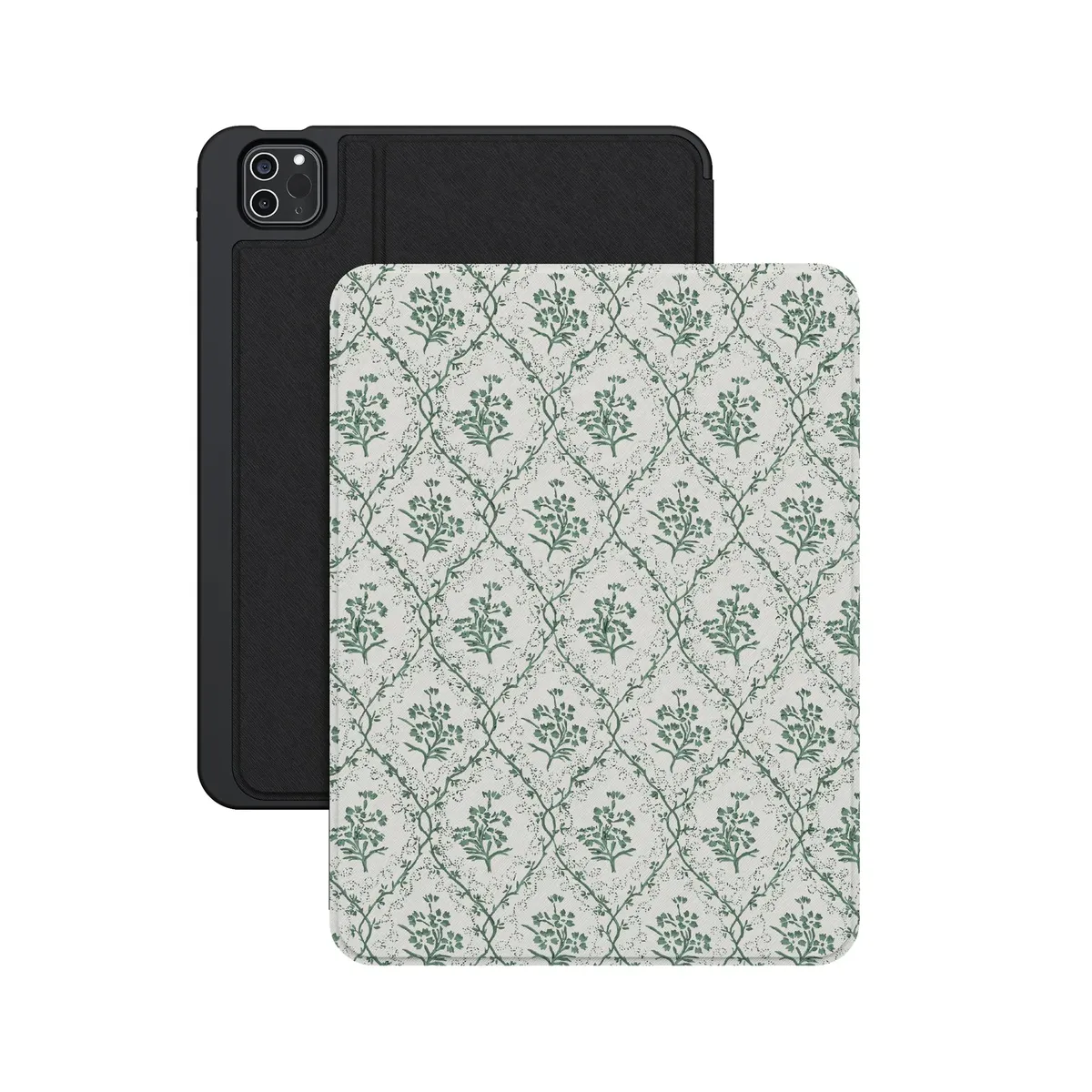 Sage Tapestry | Floral Vines iPad Case - Image 17