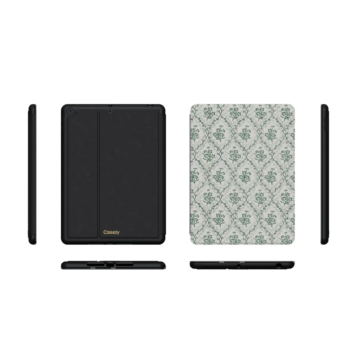 Sage Tapestry | Floral Vines iPad Case - Image 29