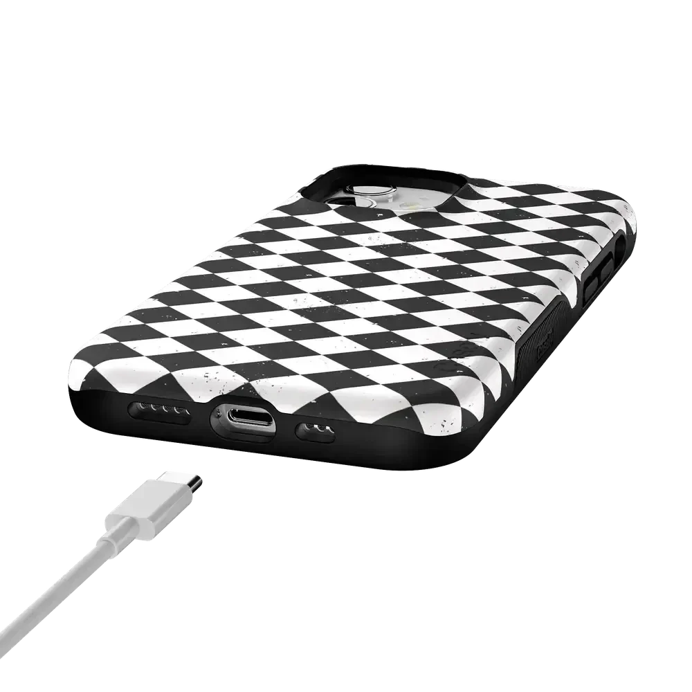 Salem's Hex | Black & White Checkered Case - Image 110