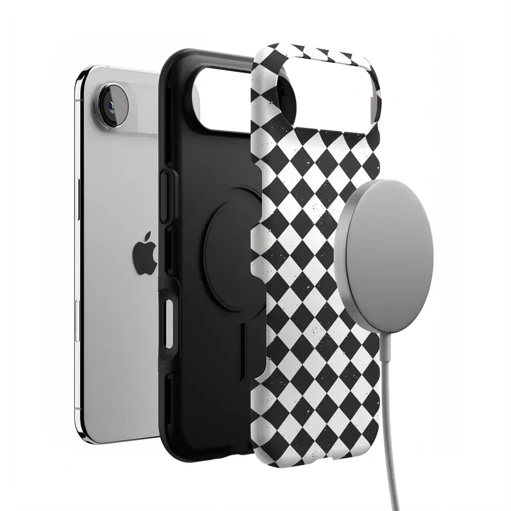 Salem's Hex | Black & White Checkered Case - Image 19