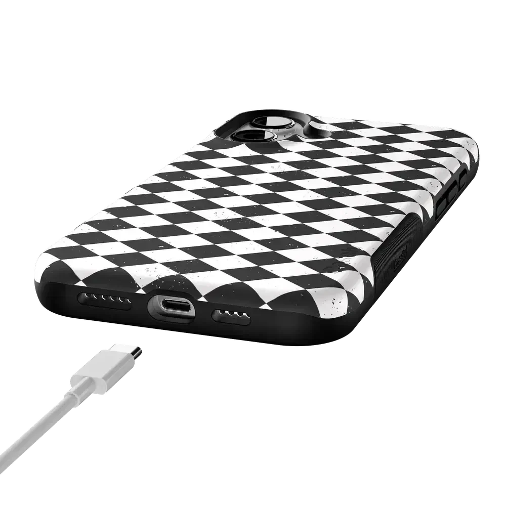 Salem's Hex | Black & White Checkered Case - Image 50