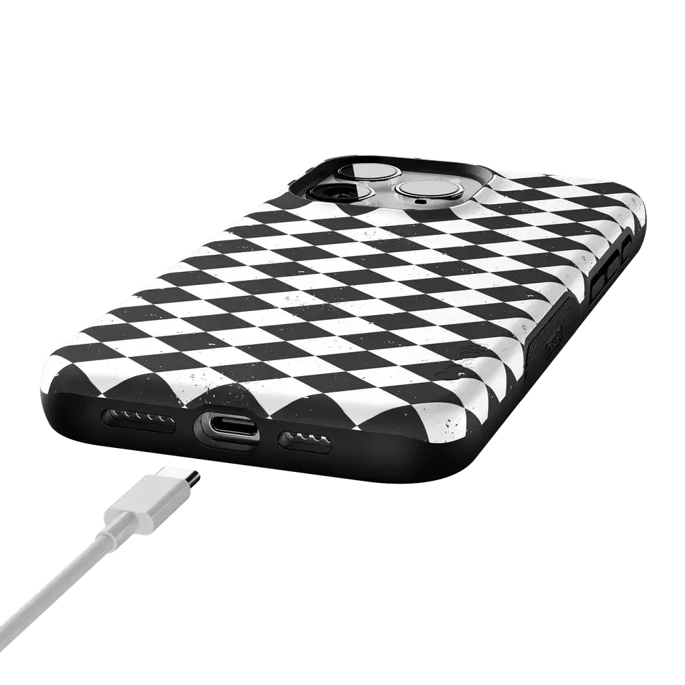 Salem's Hex | Black & White Checkered Case - Image 60