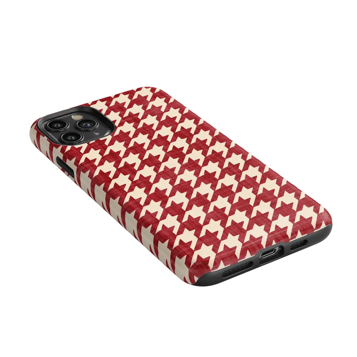 Scarlet Stitch | Red Houndstooth Case - Image 102