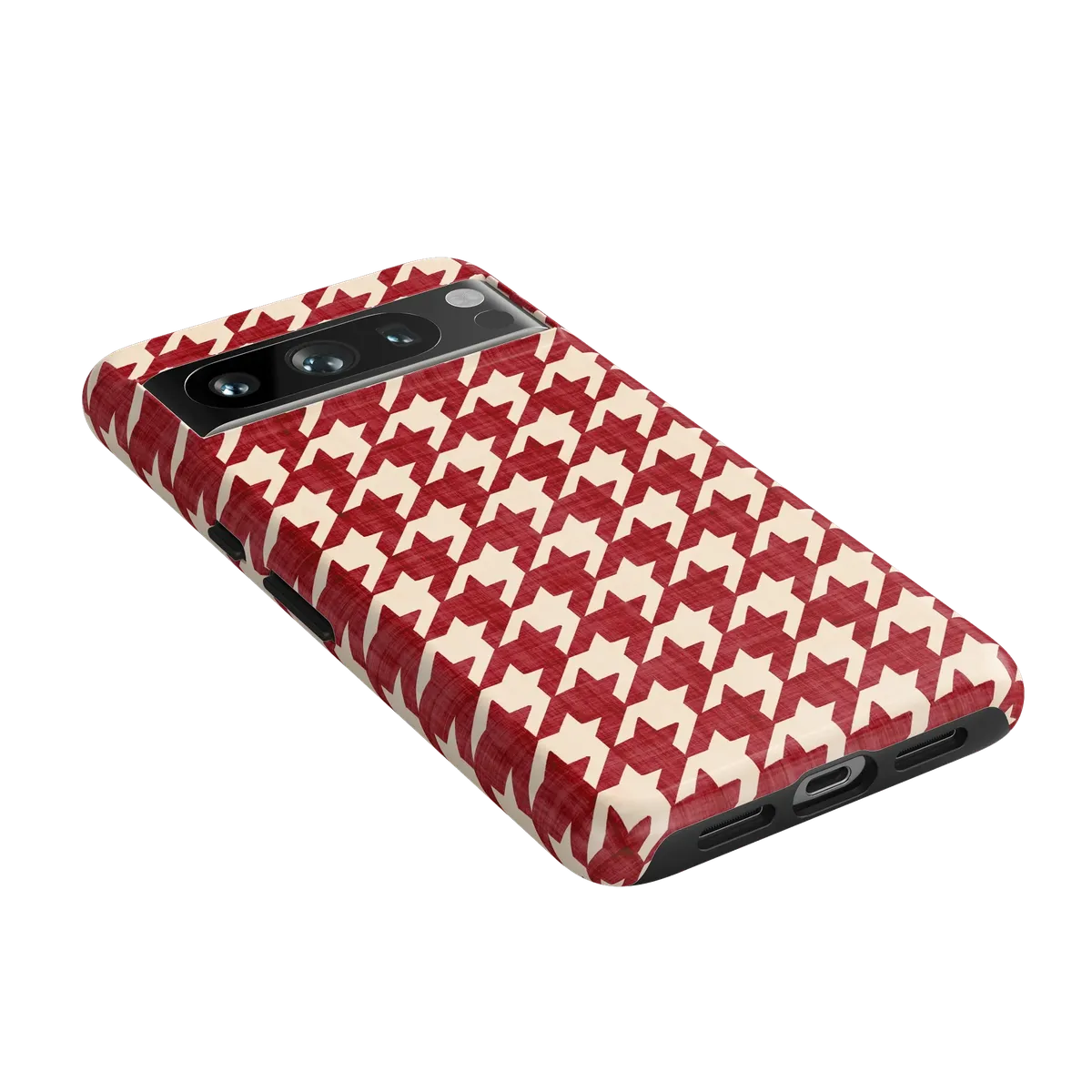Scarlet Stitch | Red Houndstooth Case - Image 118