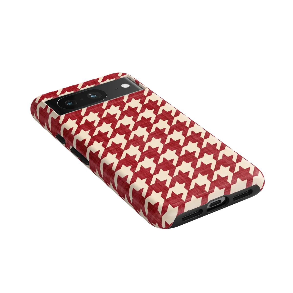 Scarlet Stitch | Red Houndstooth Case - Image 120