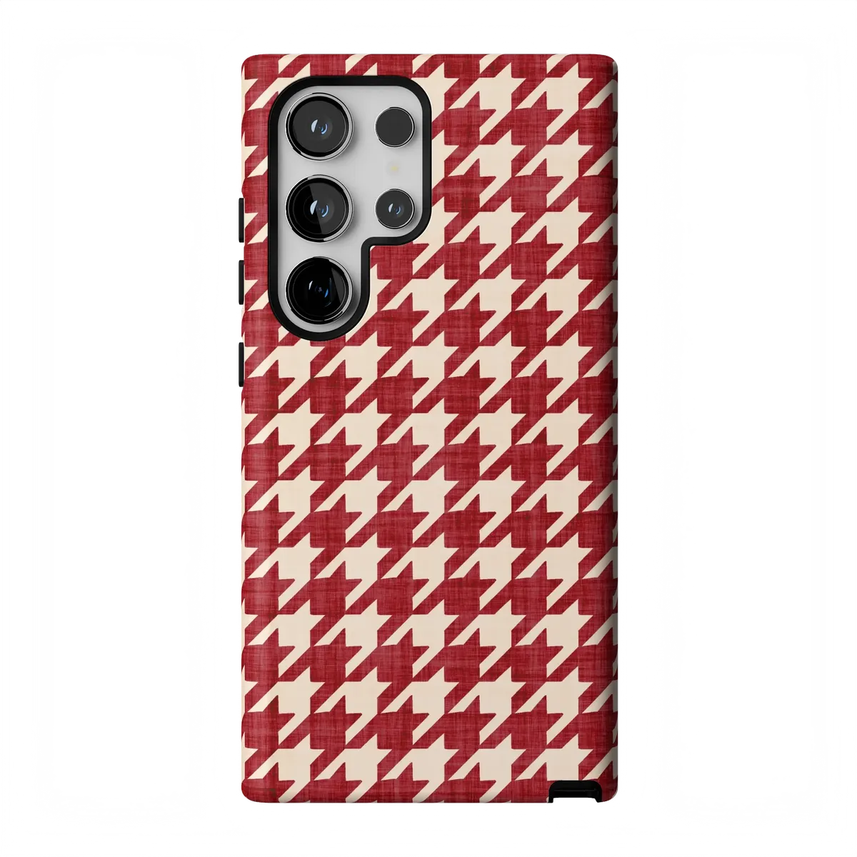 Scarlet Stitch | Red Houndstooth Case - Image 145