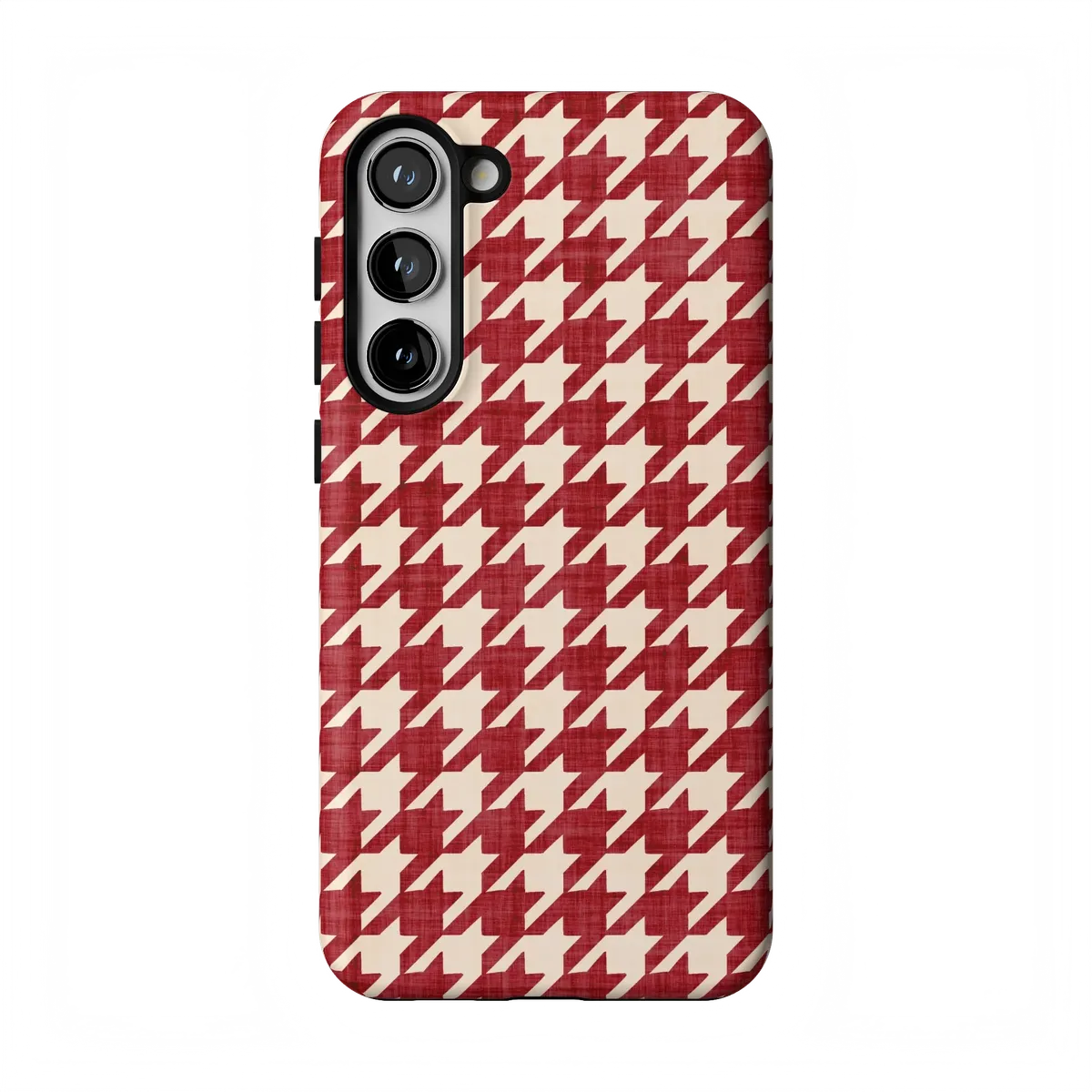 Scarlet Stitch | Red Houndstooth Case - Image 161