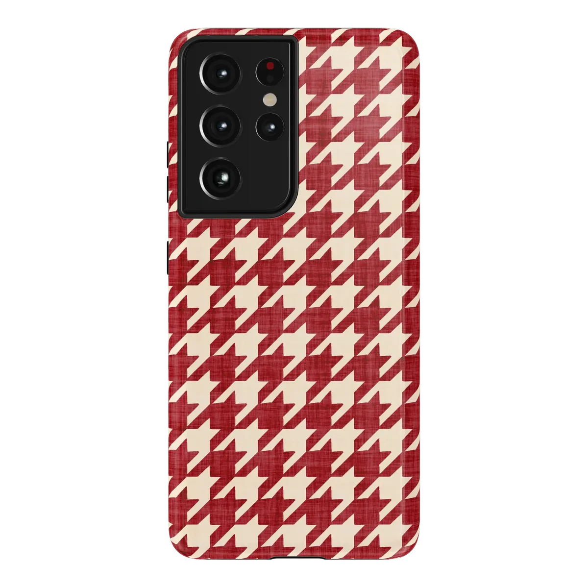 Scarlet Stitch | Red Houndstooth Case - Image 175