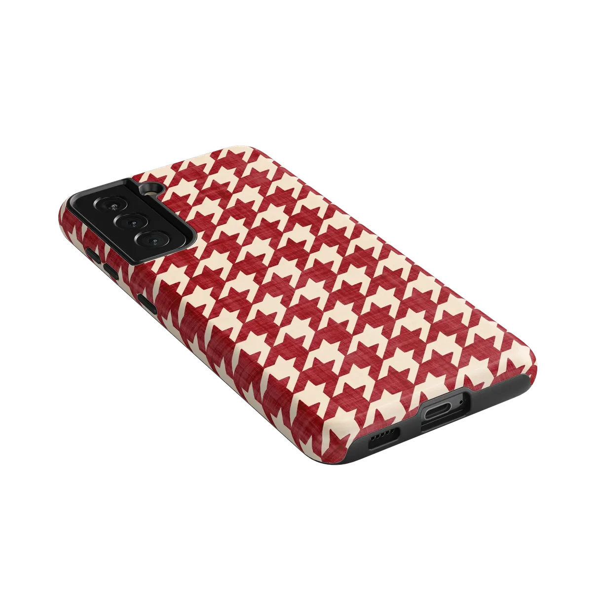Scarlet Stitch | Red Houndstooth Case - Image 180