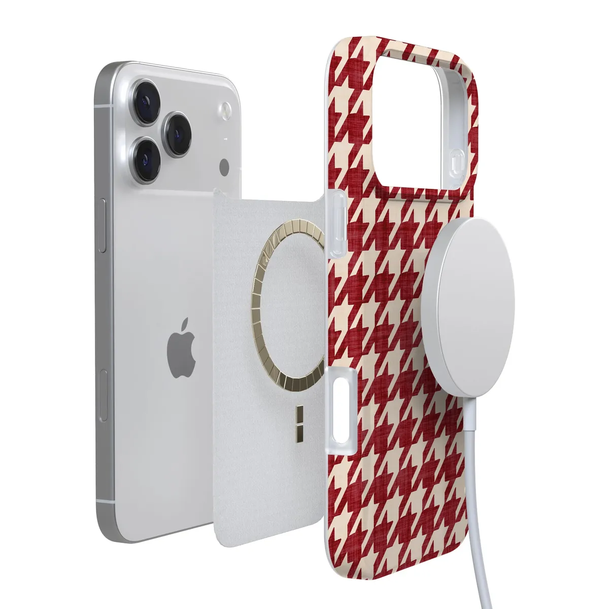Scarlet Stitch | Red Houndstooth Case - Image 194