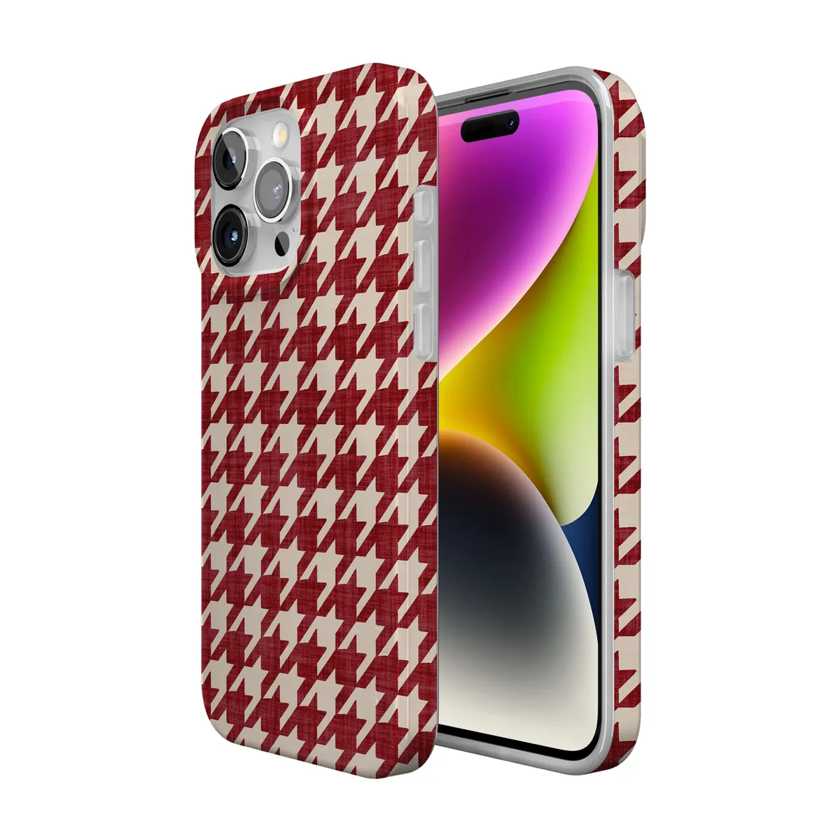 Scarlet Stitch | Red Houndstooth Case - Image 214