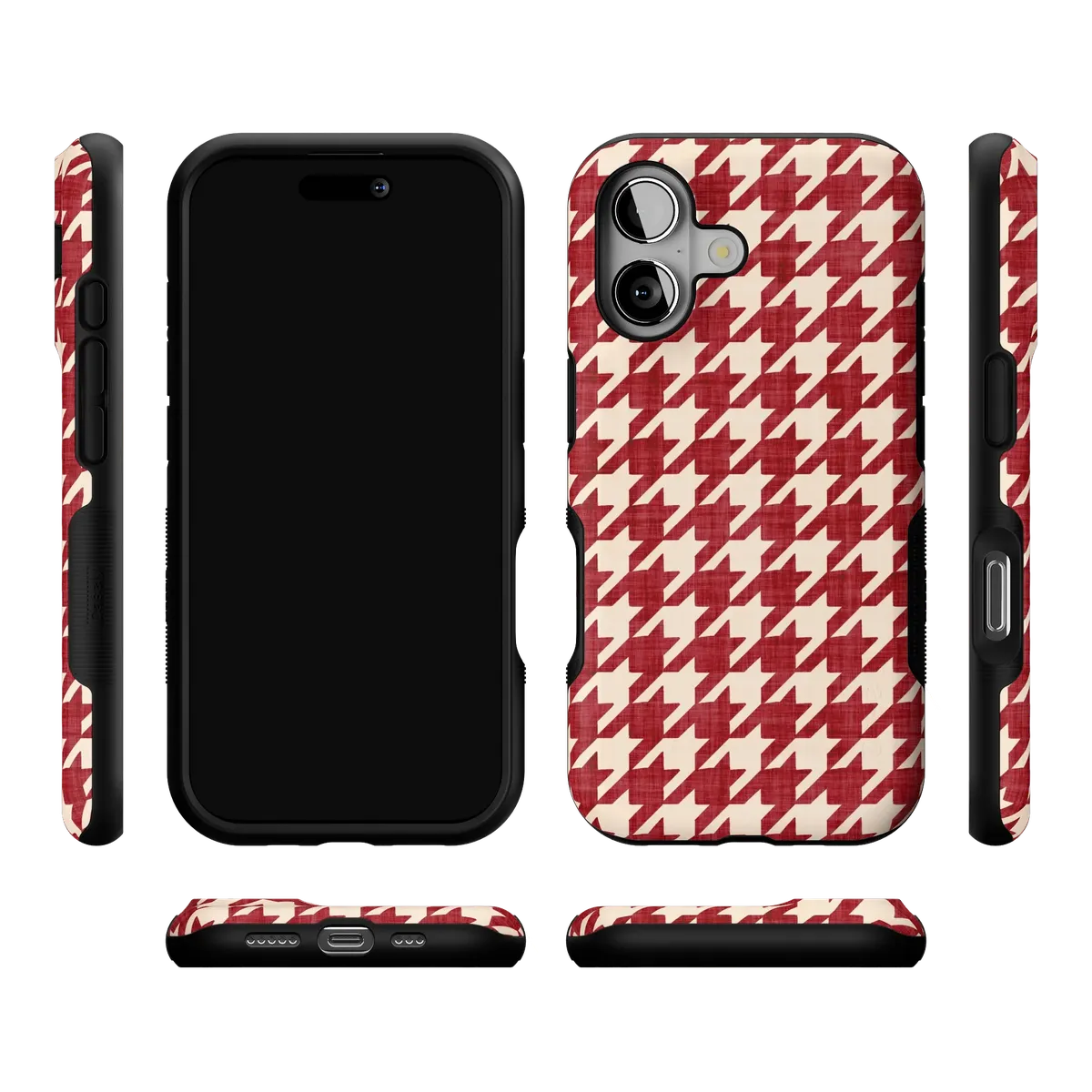Scarlet Stitch | Red Houndstooth Case - Image 28