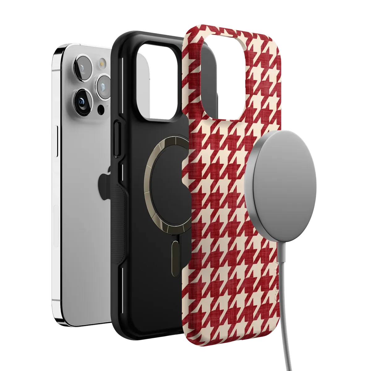 Scarlet Stitch | Red Houndstooth Case - Image 65