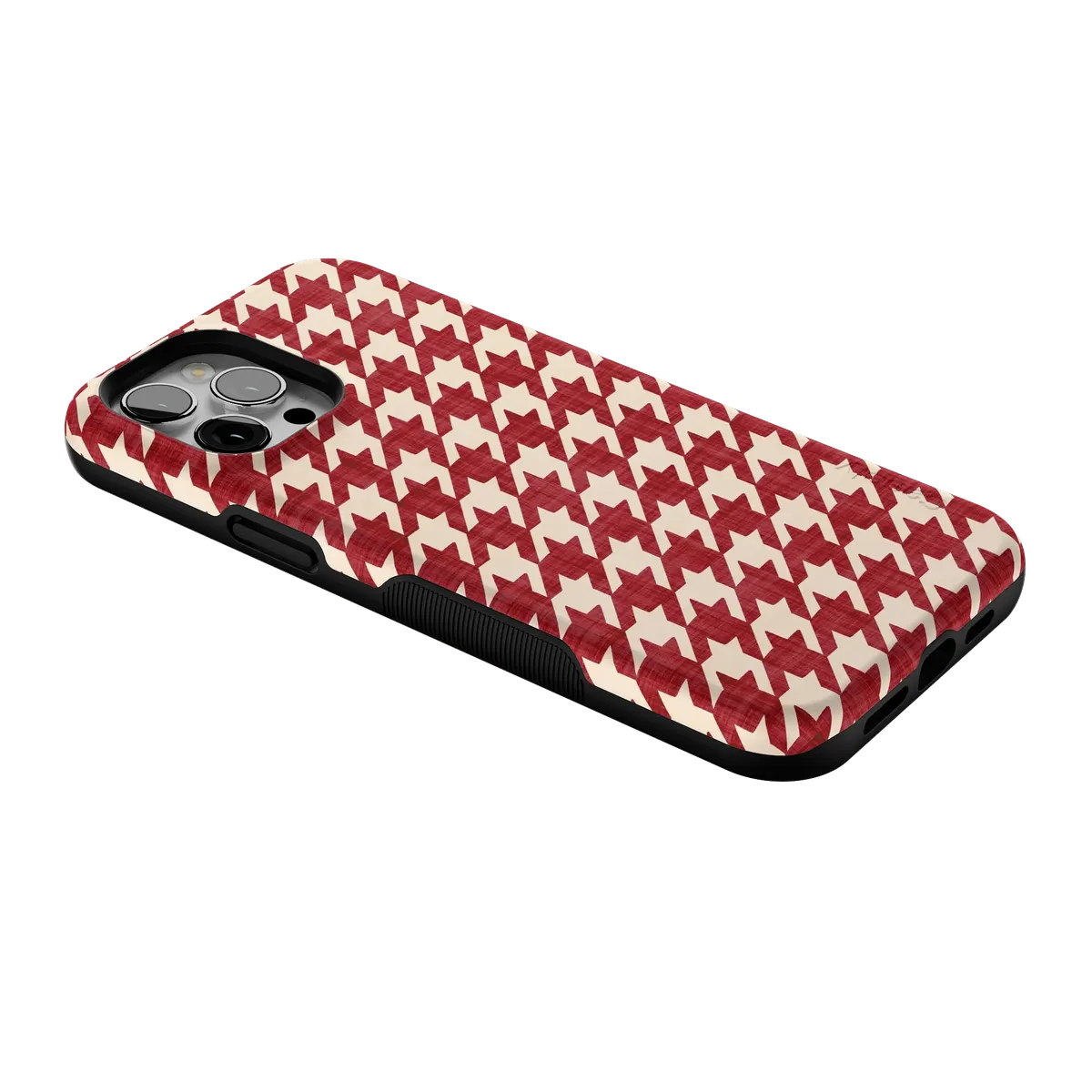 Scarlet Stitch | Red Houndstooth Case - Image 90
