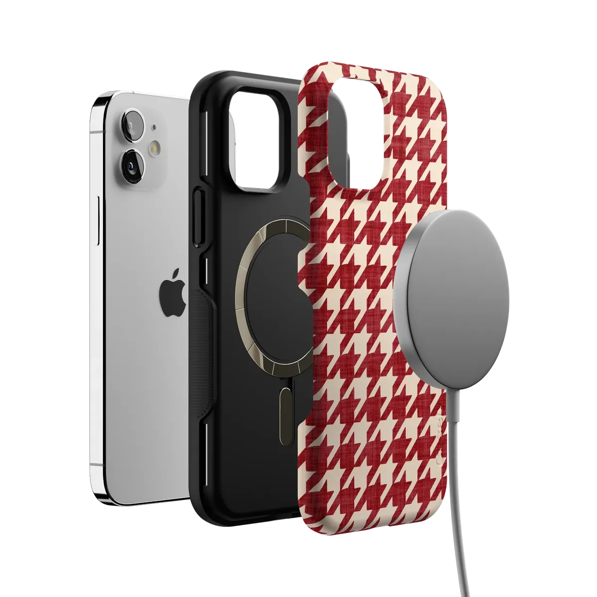 Scarlet Stitch | Red Houndstooth Case - Image 95