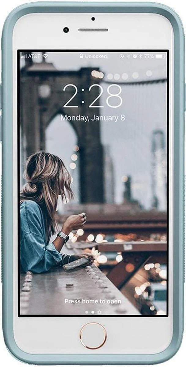 Lost at Sea | Teal Blue Seaglass Case - Image 35