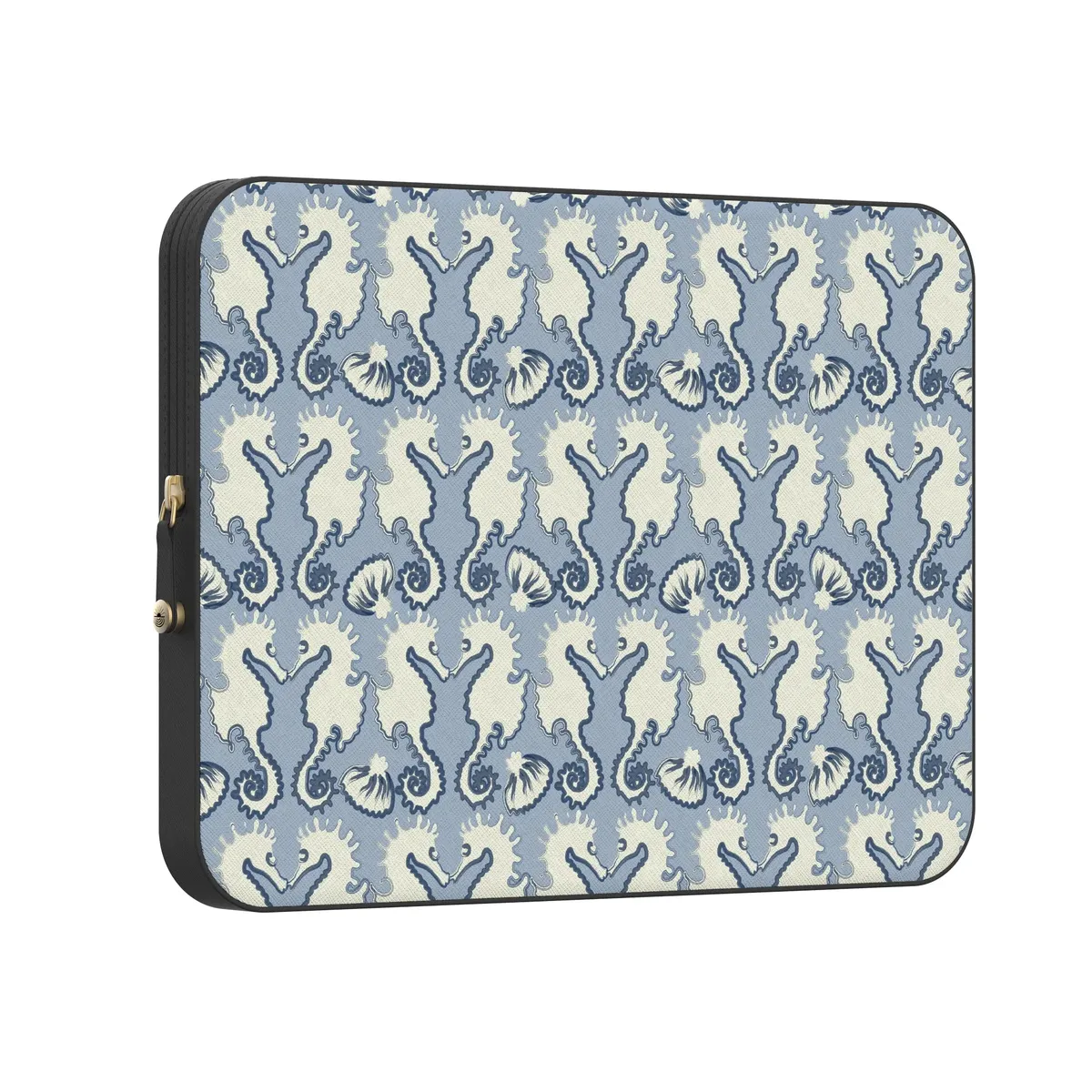 Seahorse Drift | Coastal Blues Laptop Case - Image 11