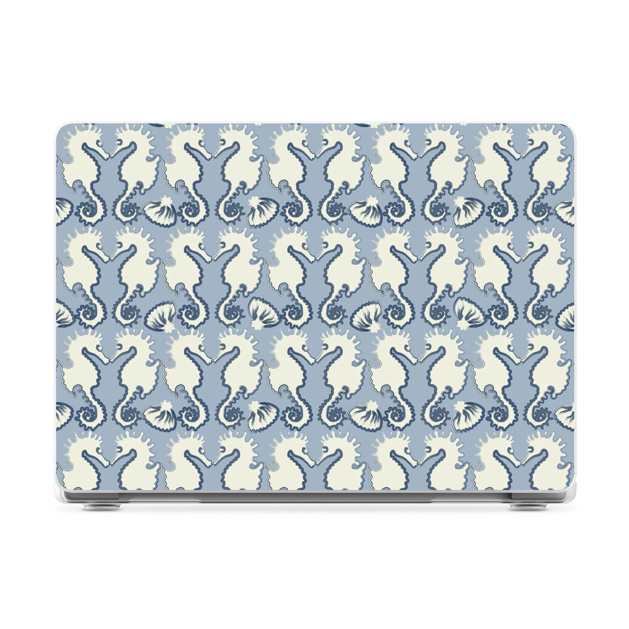 Seahorse Drift | Coastal Blues Laptop Shell - Image 25
