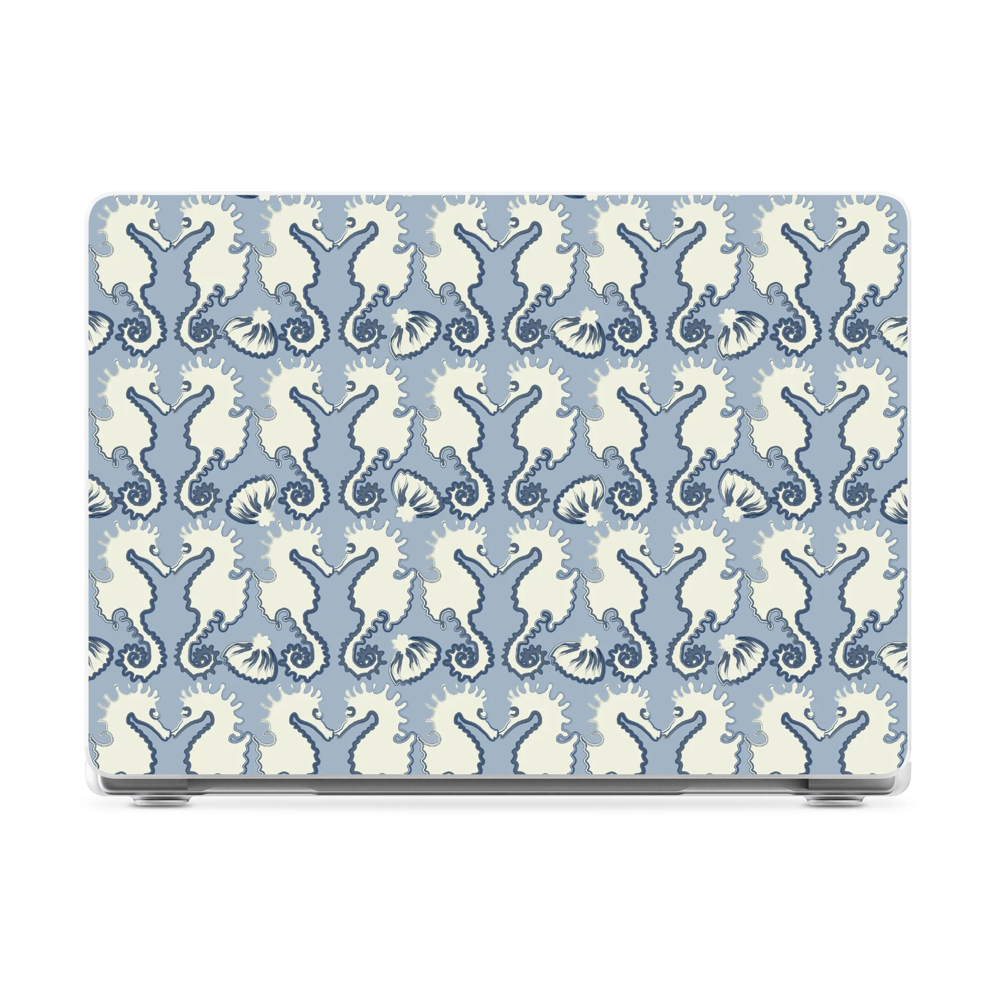 Seahorse Drift | Coastal Blues Laptop Shell - Image 7