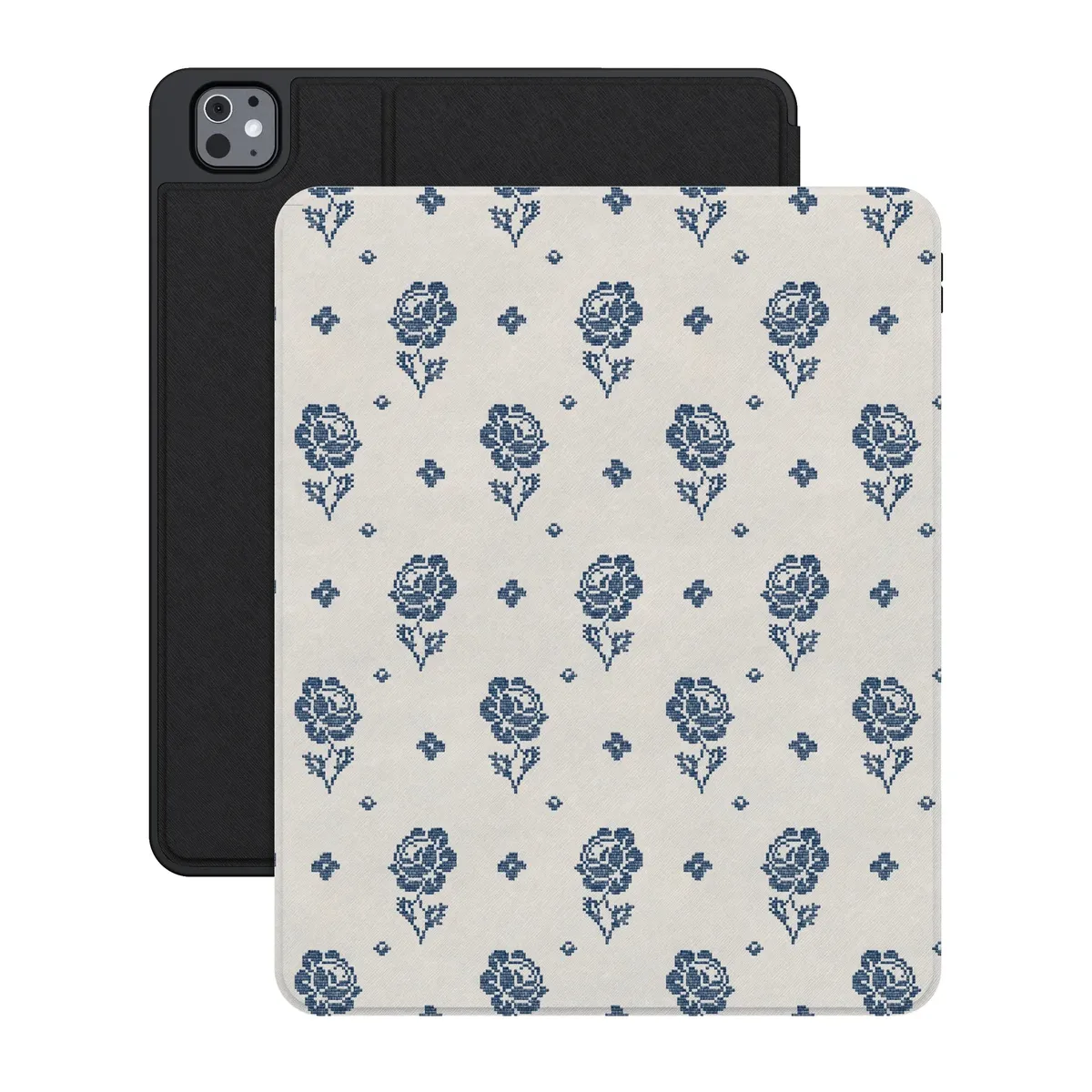 Seaside Stitch | Vintage Roses iPad Case