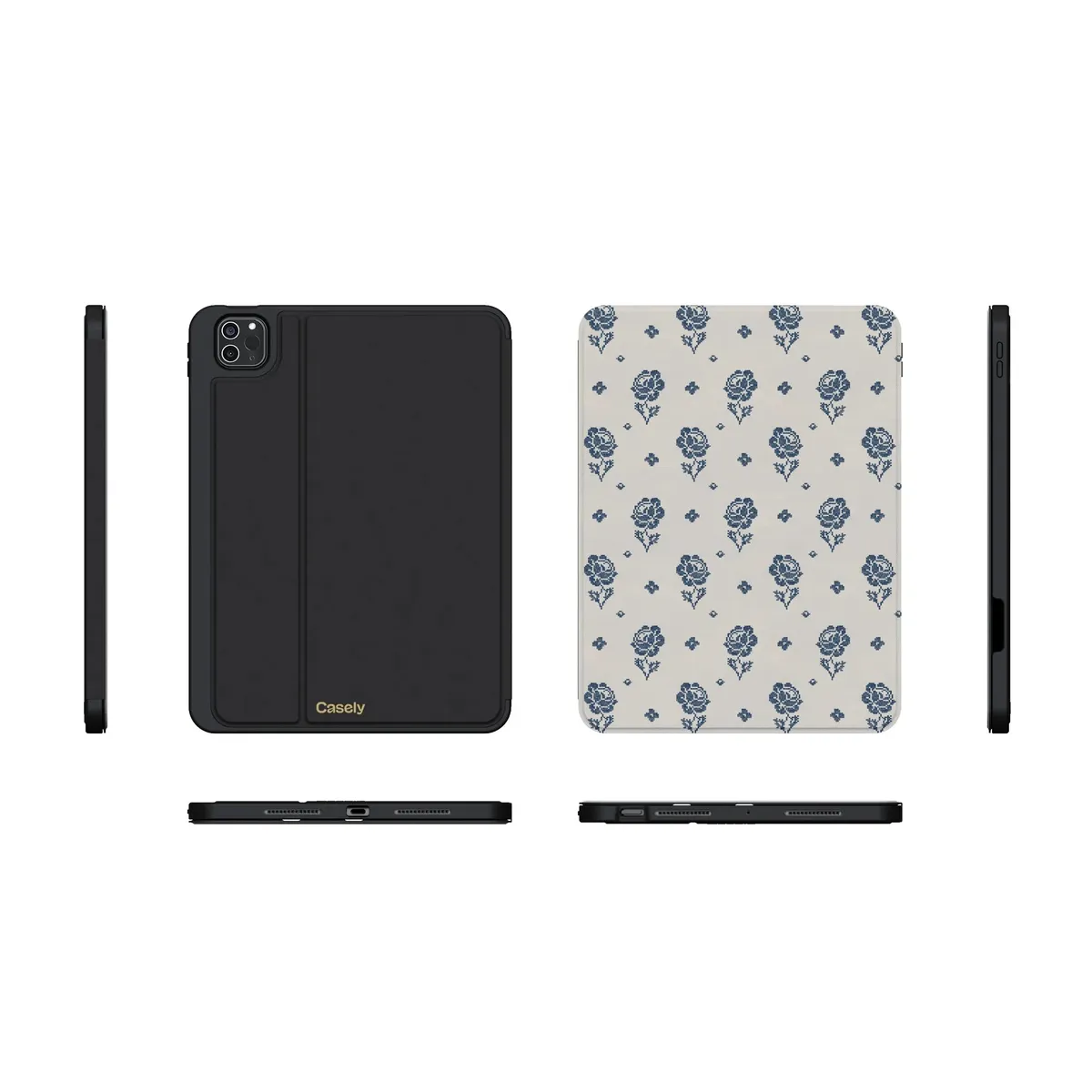 Seaside Stitch | Vintage Roses iPad Case - Image 13