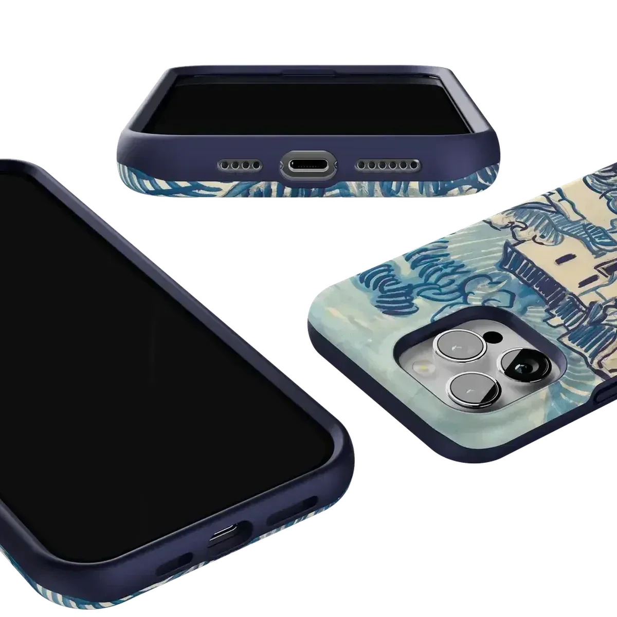 Van Gogh | Landscape With Houses Phone Case - Image 150