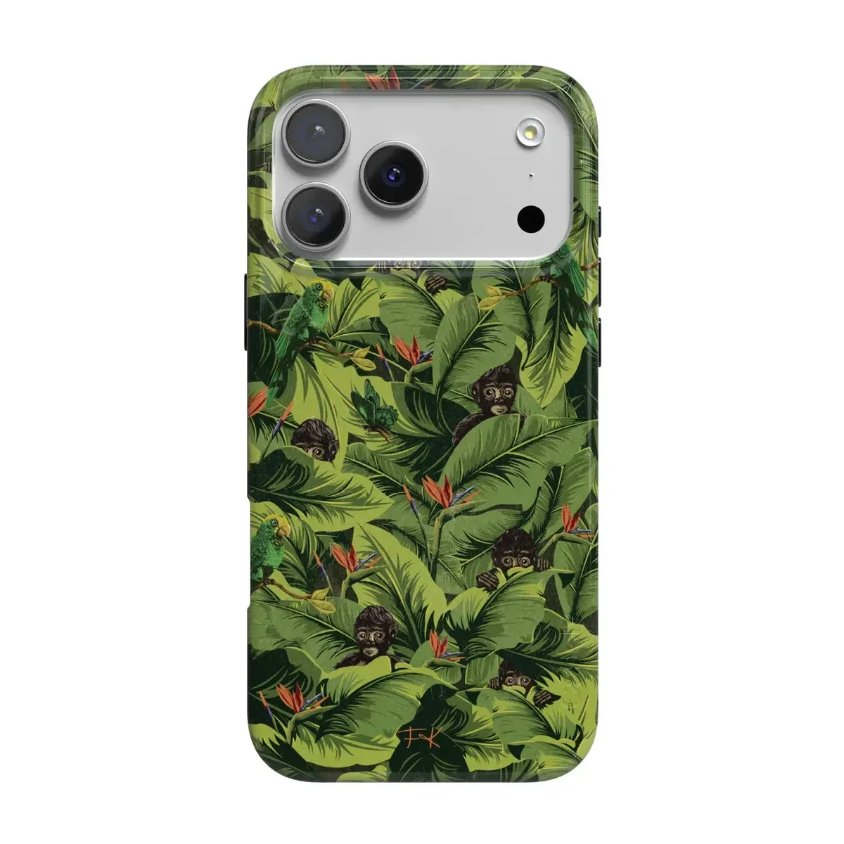 Sneaky Monkeys | Frida Kahlo Jungle Floral Case - Image 121