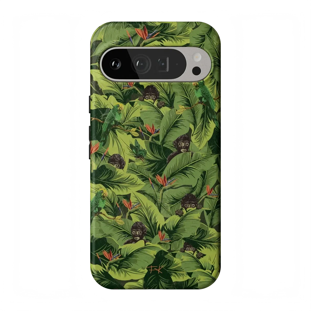 Sneaky Monkeys | Frida Kahlo Jungle Floral Case - Image 173